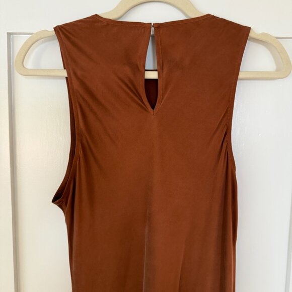 Asceno ‘Valencia’ Silk Dress - M - Brown - Picture 4 of 10